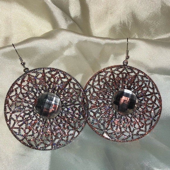 Big & Fun Christmas earrings bling NEW - Picture 7 of 8